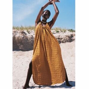 Mara Hoffman Net Sustain Lexi Organic Cotton-jacquard Midi Dress size M